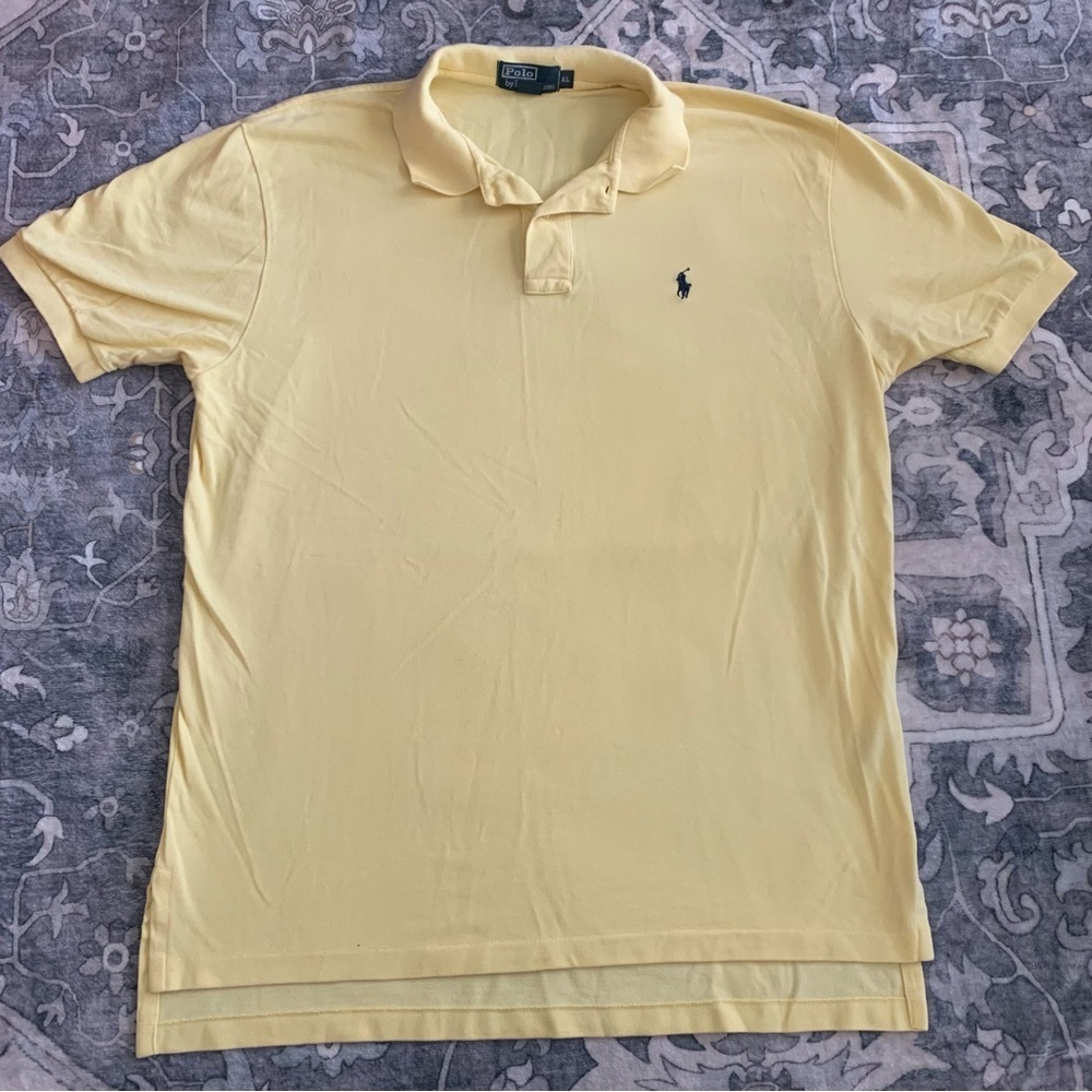 Polo by Ralph Lauren Yellow Short Sleeve Polo Size XL